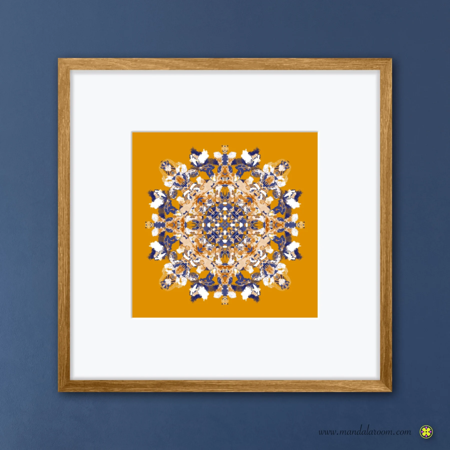 colorful mandala art print by mandala room
