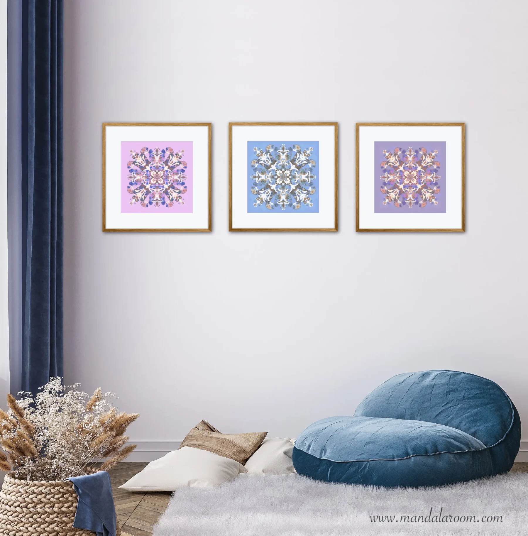 Feminine mandala art paintings for home decor