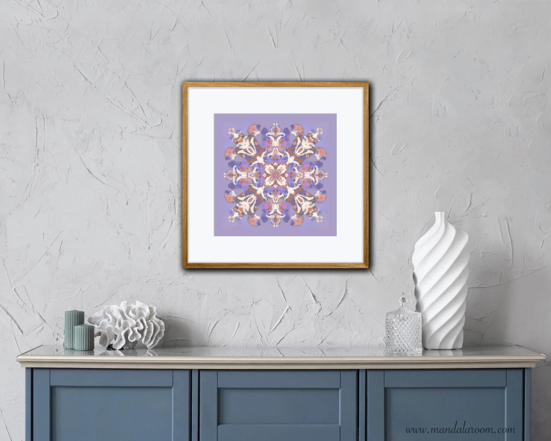 Colorful Mandala wall art home decor painting by Mandala Room