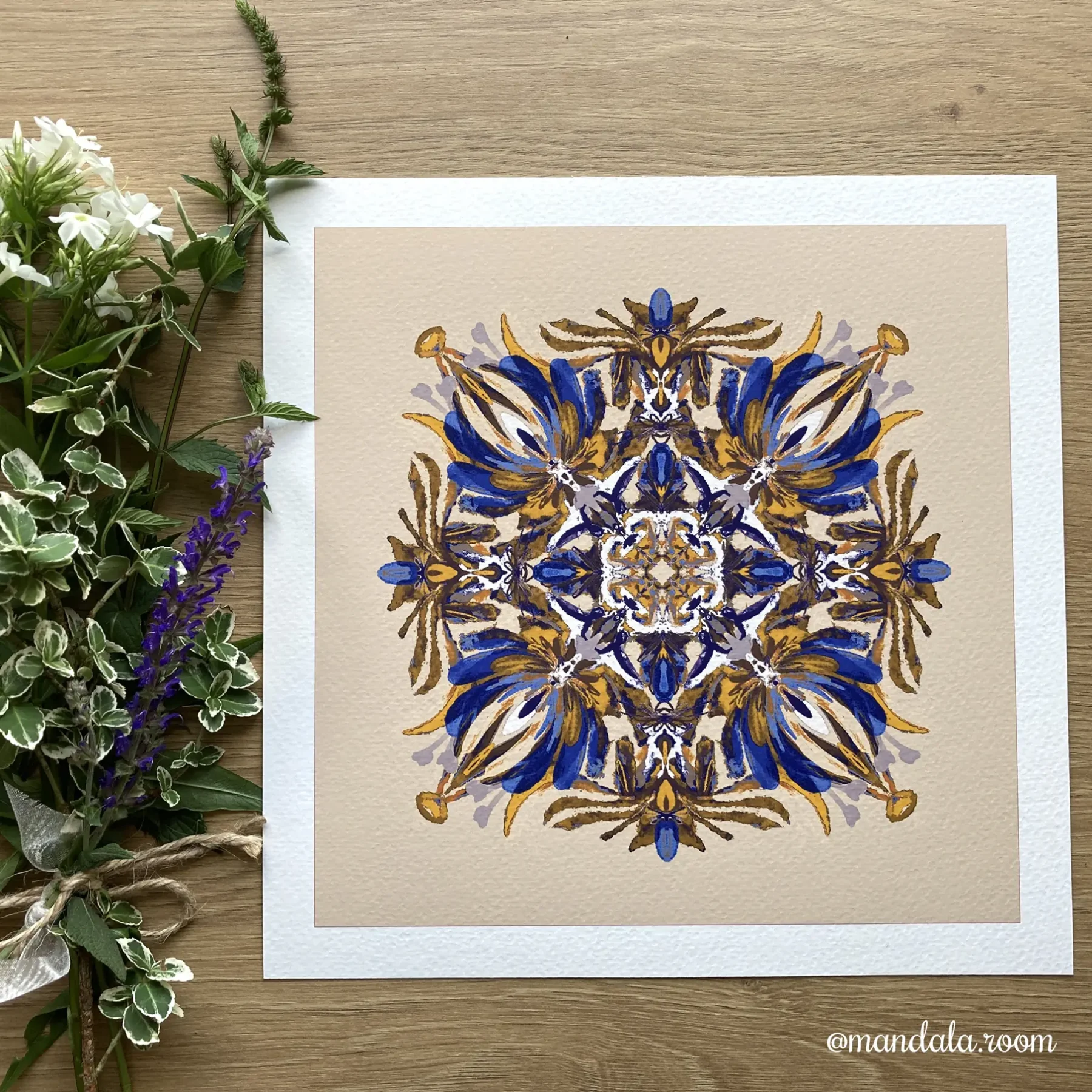 Colorful Mandala home decor by Mandala Room