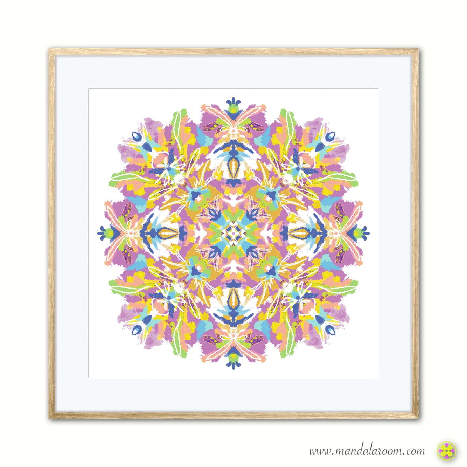 mandala wall decor print