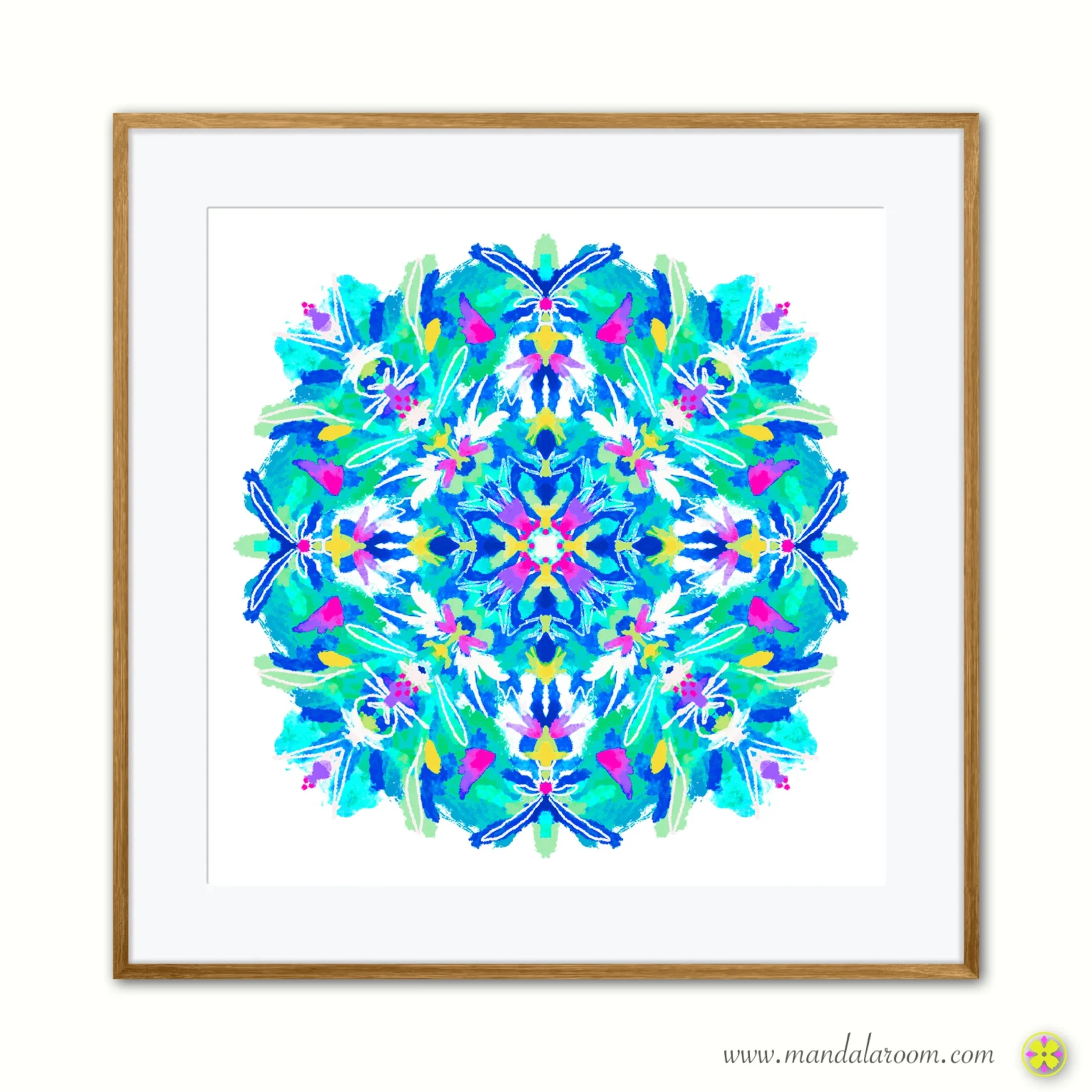 mandala wall decor drawing print