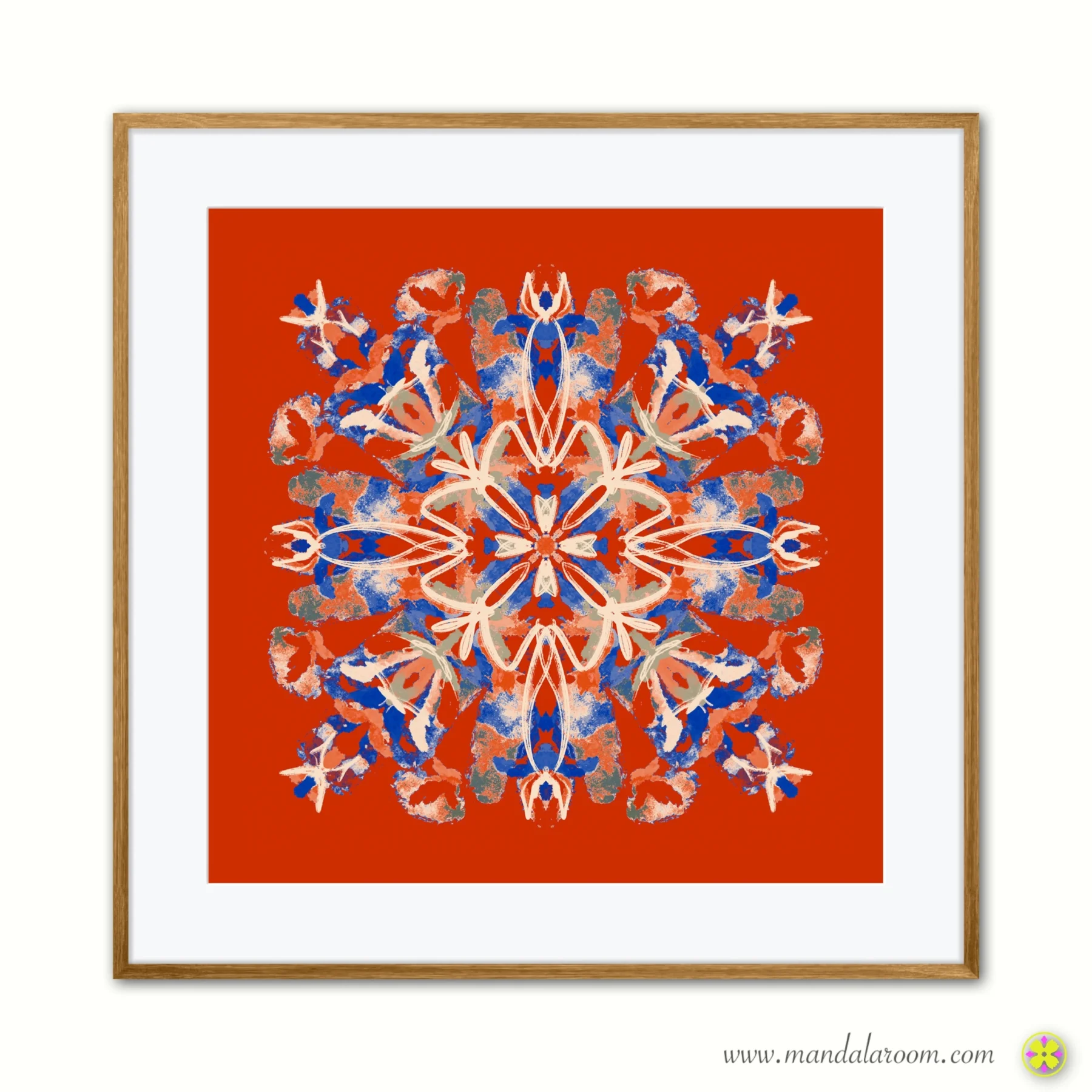colorful mandala wall art painting