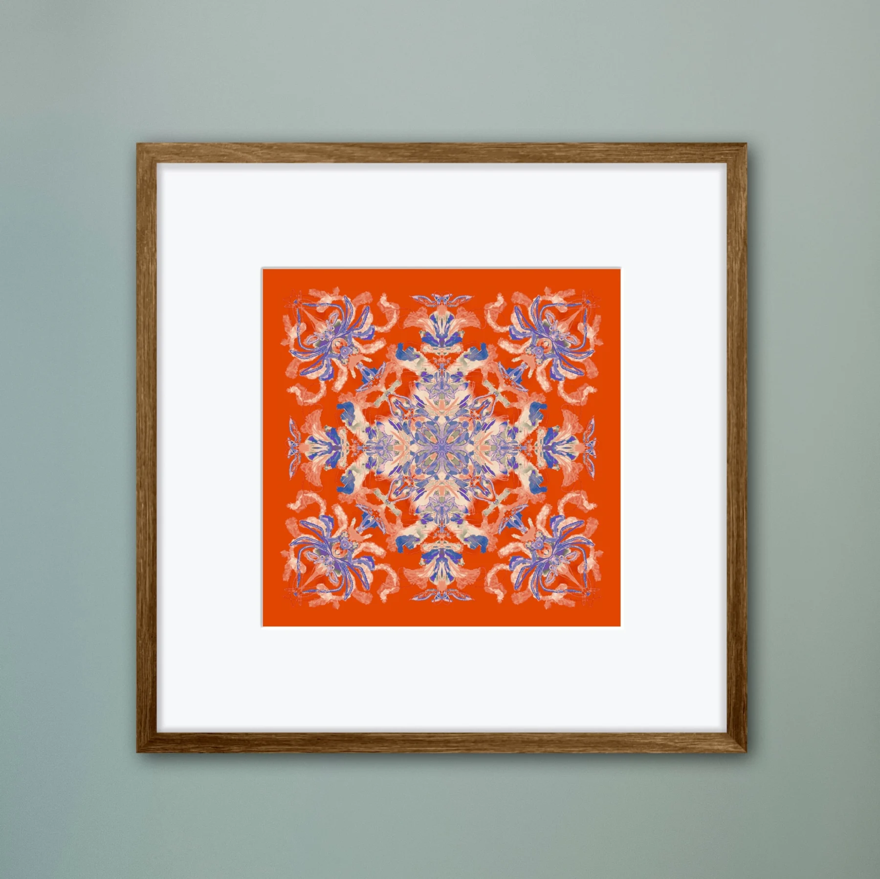 bright and beautiful mandala artwork print