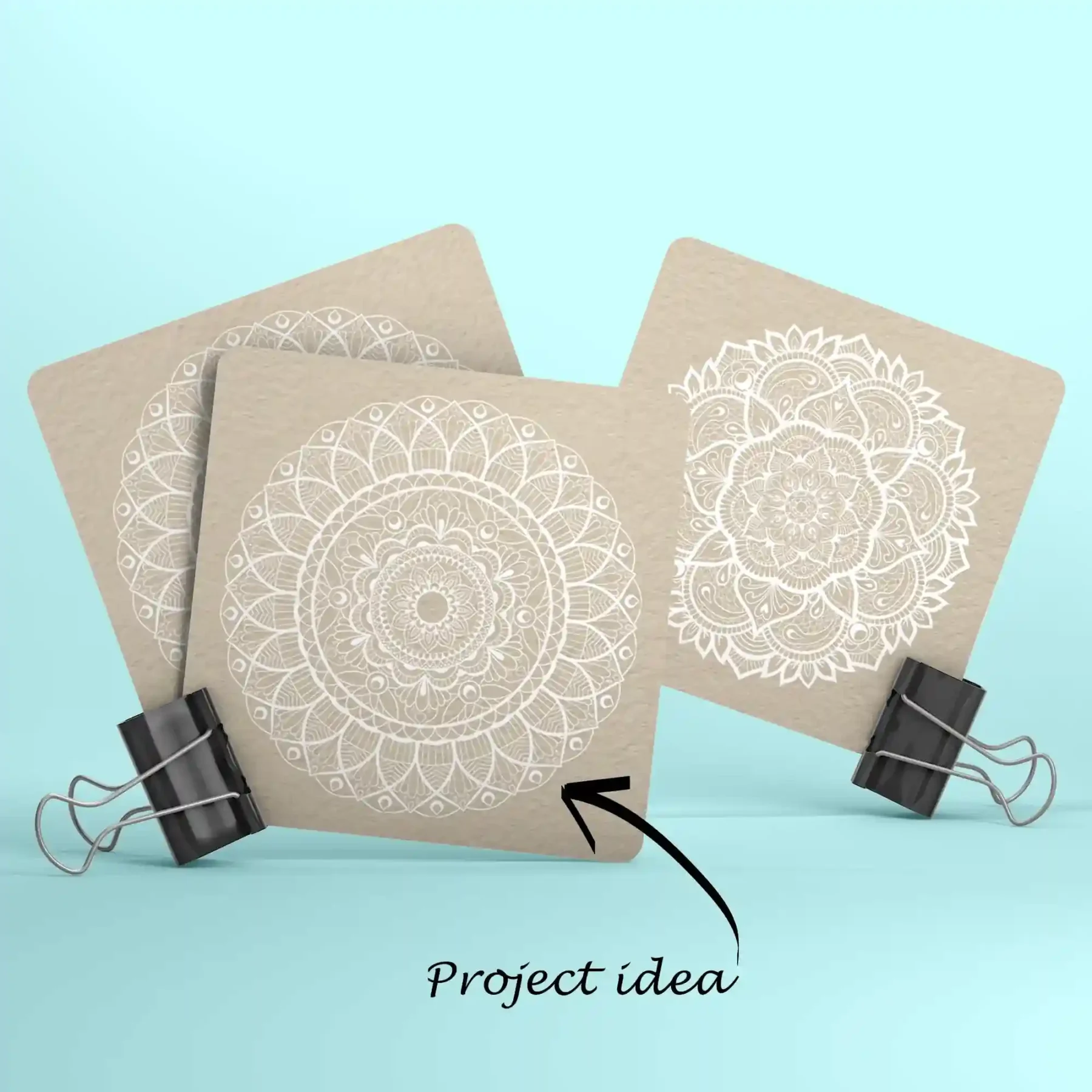 Downloadable Mandala clip art images with transparent background