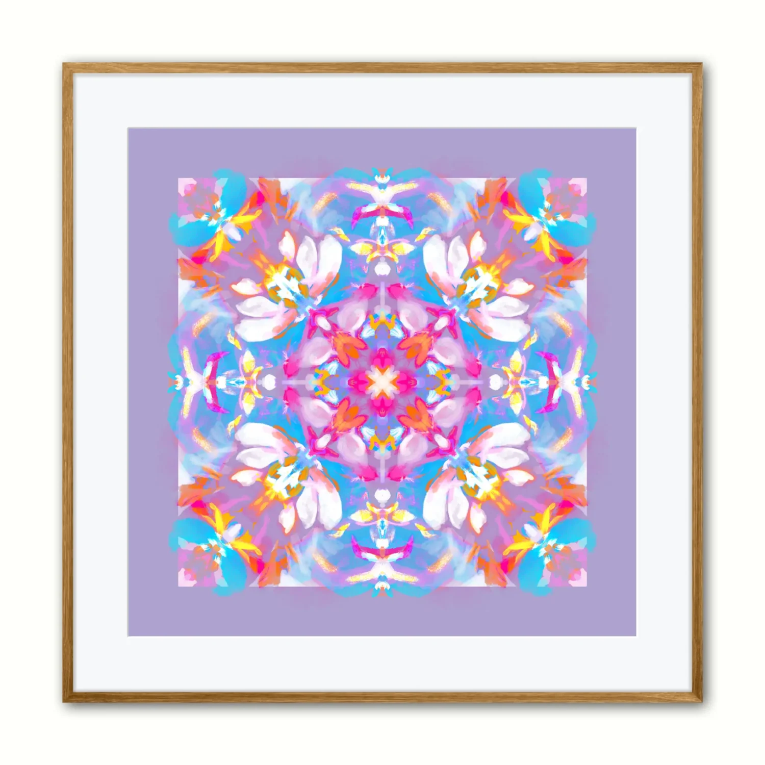 Modern mandala painting wall art print for contemporary home decor giclee print