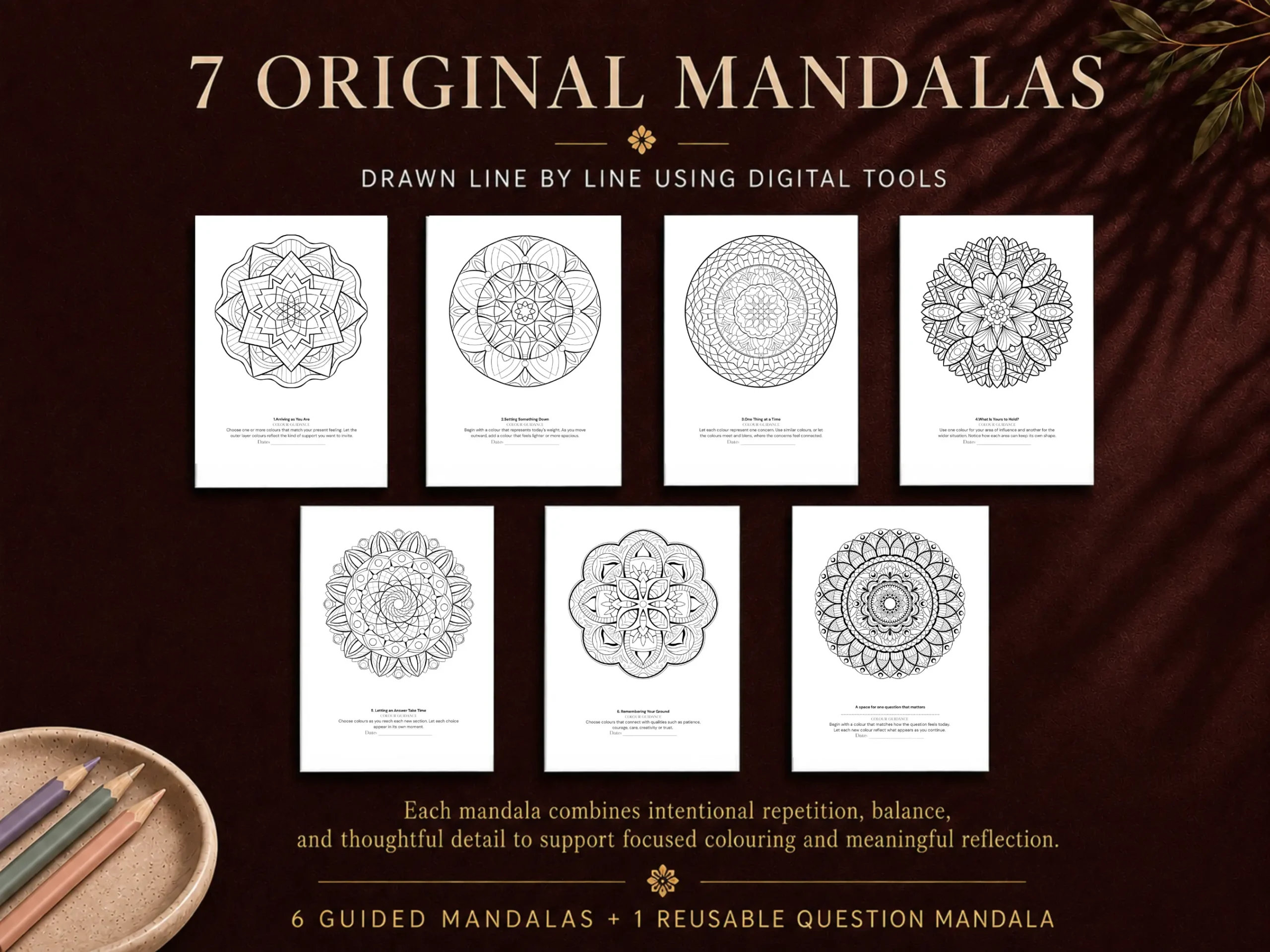 Steady Ground - Guided Mandala Reflection When Life Feels Heavy - Image 5